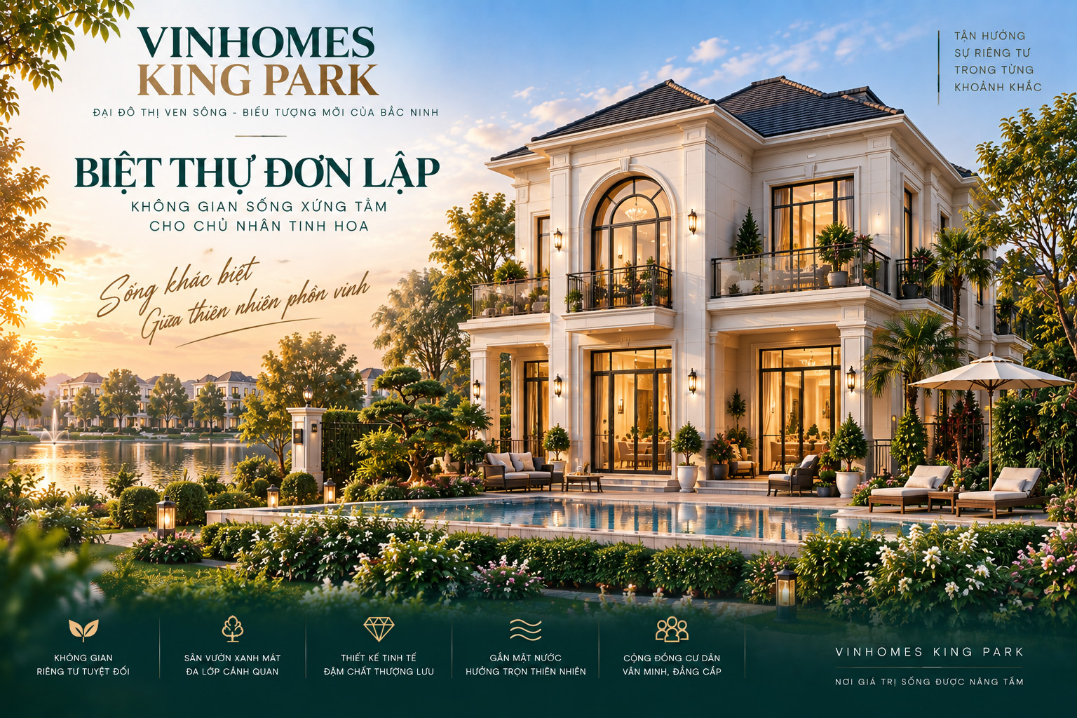 Biệt thự đơn lập Vinhomes King Park