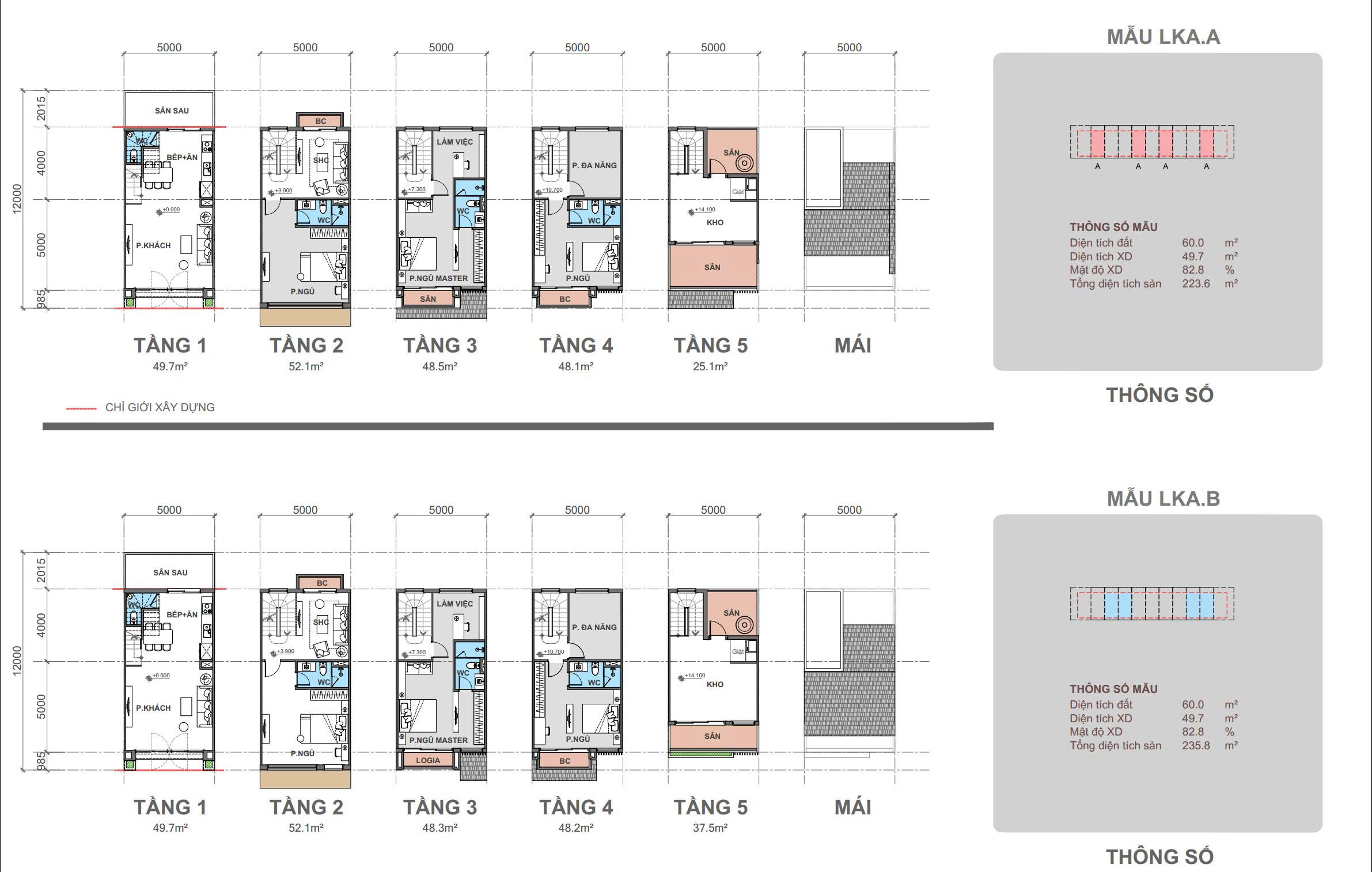 Thiết kế liền kề - Vinhomes King Park