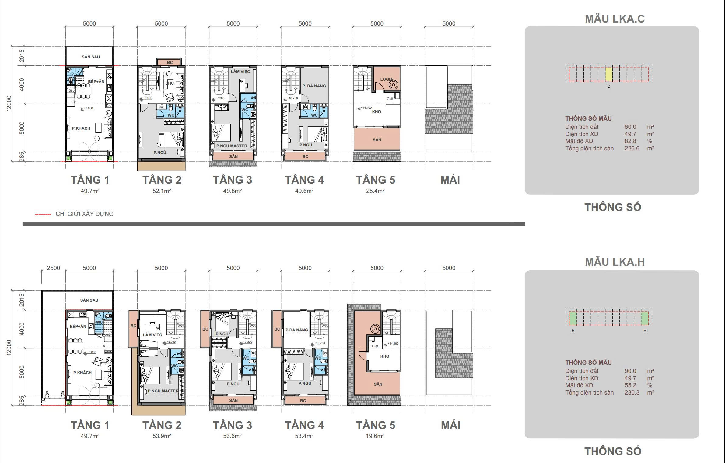 Thiết kế liền kề - Vinhomes King Park