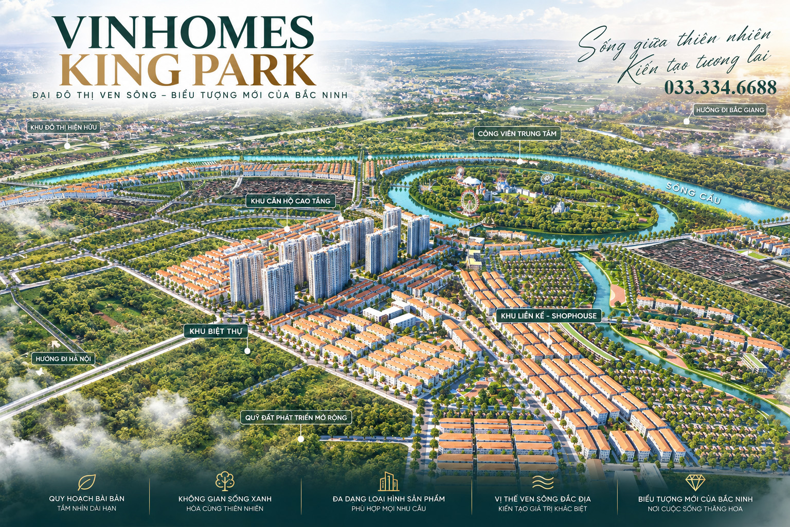 Biển tên Vinhomes King Park tại dự án Vinhomes Hòa Long Bắc Ninh Biển tên Vinhomes King Park tại dự án Vinhomes Hòa Long Bắc Ninh