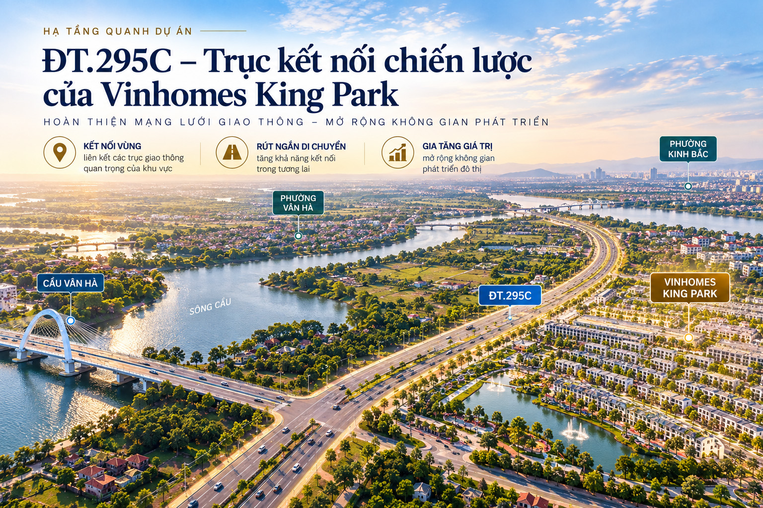Hạ tầng kết nối Vinhomes King Park